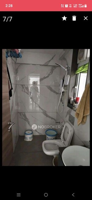 Bathroom in 2 BHK Apartment at Srishti Harmony 3 Phase 1, Andheri East – for Rent