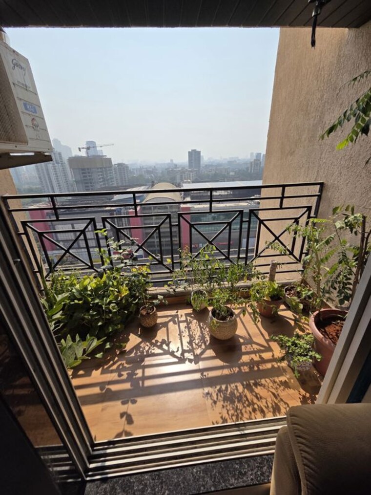 Balcony, cosmos-habitat 2 Bedroom 630 Sq.Ft. Apartment In Majiwada Thane 10468678
