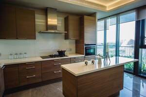 Kitchen in 4 BHK Apartment at Forum Atmosphere, Topsia – for Sale