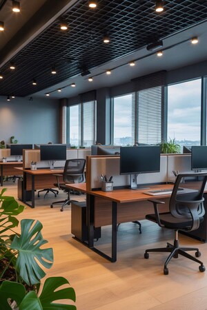Team Area in  Office Space at Hauz Khas – for Rent