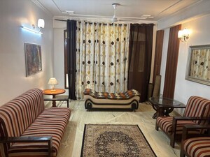 Living Room in 3 BHK Builder Floor at Dlf Cyber City – for Rent
