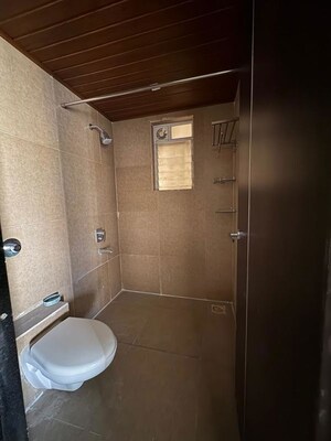 Bathroom in 2 BHK Apartment at Rama Metro Life Maxima Residences, Tathawade – for Rent