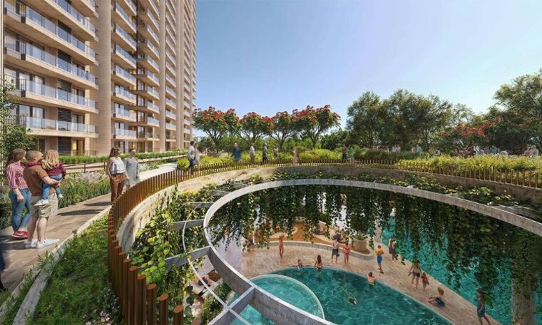 Balcony, conscient-elaira-residences 3 Bedroom 2260 Sq.Ft. Apartment In Sector 80 Gurgaon 10468776