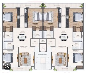 Floor Plan in 3 BHK Builder Floor at Sector 82 – for Sale