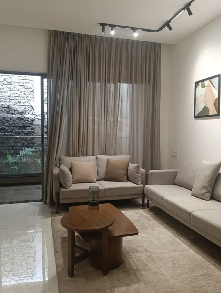 Living Room, supreme-rivana 3 Bedroom 1163 Sq.Ft. Apartment In Punawale Pune 10459454