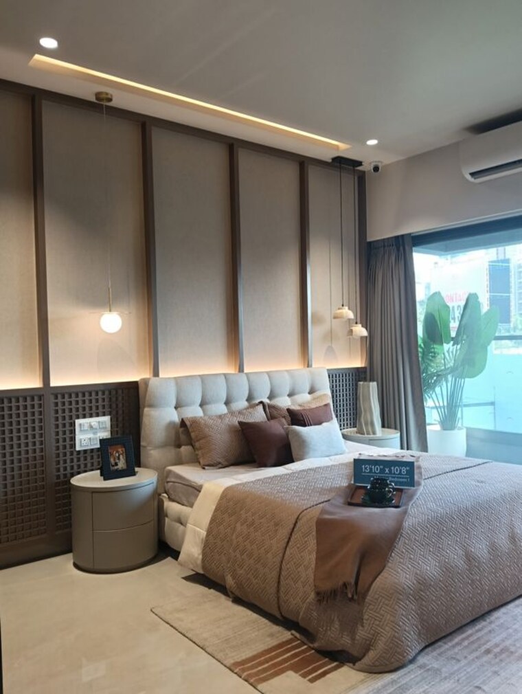 Living Room, supreme-rivana 3 Bedroom 1163 Sq.Ft. Apartment In Punawale Pune 10459454