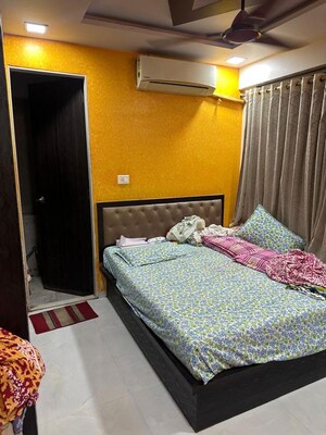 Bedroom in 1 BHK Apartment at Ashar Maple Heights, Mulund West – for Rent