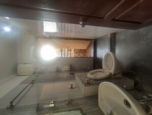 Bathroom in 1 BHK Apartment at Cosmos Empress Park, Ghodbunder Road – for Rent