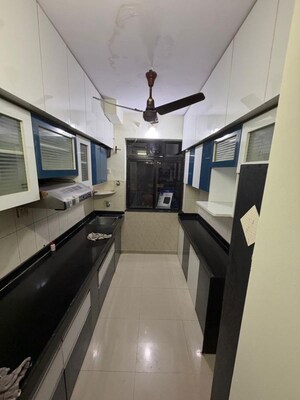 Kitchen in 2 BHK Apartment at Vasant Oscar, Mulund West – for Rent