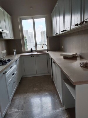 Kitchen in 3 BHK Apartment at Indiabulls Sky Forest, Lower Parel – for Rent