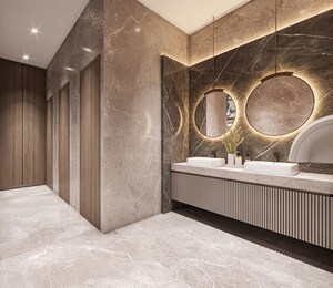 Bathroom in  Office Space at Greater Kailash I – for Rent