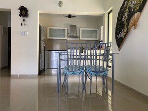 Dining area in 3 BHK Apartment at Clover Acropolis, Viman Nagar – for Rent