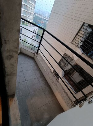 Balcony in 3 BHK Apartment at Neelkanth Palms Phase 2, Thane West – for Rent