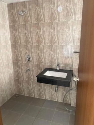 Bathroom in 2 BHK Apartment at Shapoorji Pallonji Joyville Gurgaon, Sector 102 – for Rent