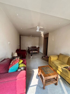 Living Room in 2 BHK Apartment at Oyster Shell, Juhu – for Sale