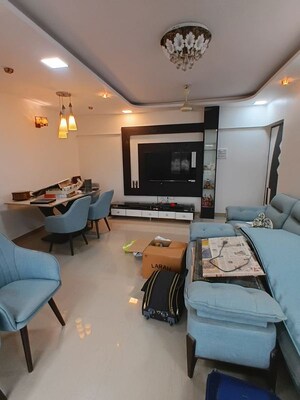 Living Room in 2 BHK Apartment at Lokhandwala Whispering Palms, Kandivali East – for Rent