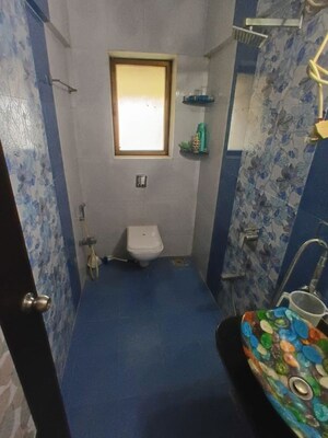 Bathroom in 2 BHK Apartment at Lokhandwala Whispering Palms, Kandivali East – for Rent