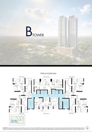 Master Plan in 4 BHK Apartment at Shapoorji Pallonji Sarova, Kandivali East – for Sale