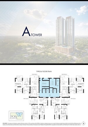 Master Plan in 3 BHK Apartment at Shapoorji Pallonji Sarova, Kandivali East – for Sale