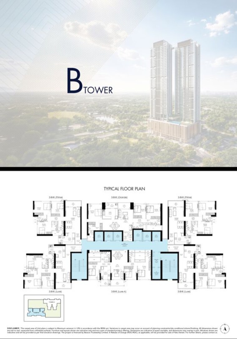 Master Plan, shapoorji-pallonji-sarova 3 Bedroom 1320 Sq.Ft. Apartment In Kandivali East Mumbai 10468648