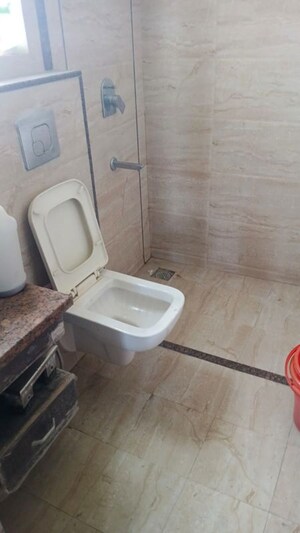 Bathroom in 3 BHK Apartment at Raja Park – for Rent