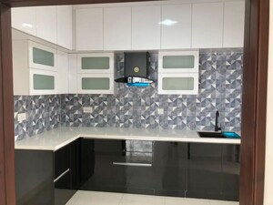 Kitchen in 3 BHK Apartment at Puravankara Palm Beach, Hennur – for Rent