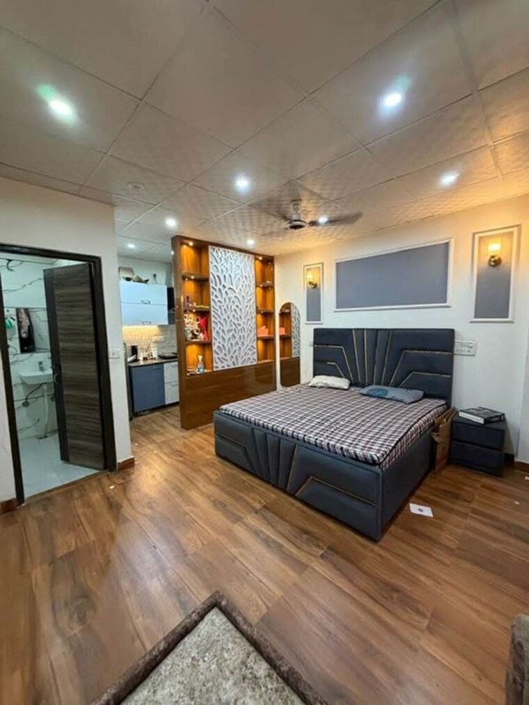 Bedroom, ganga-apartment-gurgaon 1 RK 800 Sq.Ft. Builder Floor In Sector 13 Gurgaon 10469108