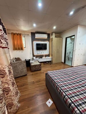 Bedroom in 1 RK Builder Floor at Ganga Apartment Gurgaon, Sector 13 – for Rent