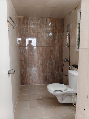 Bathroom in 2 BHK Apartment at Mantri Webcity, Hennur – for Rent