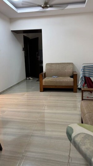 Living Room in 1 BHK Apartment at Mantri Park, Goregaon East – for Rent