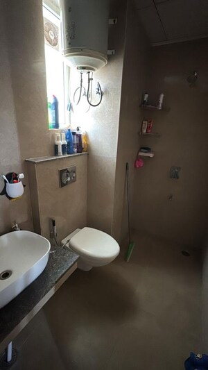 Bathroom in 3 BHK Apartment at Affinity Greens, International Airport Road – for Rent