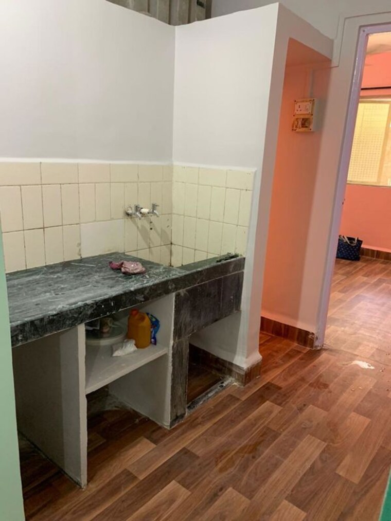 Kitchen, manav-mandir-chs 1 Bedroom 465 Sq.Ft. Apartment In Kalwa Thane 10469148