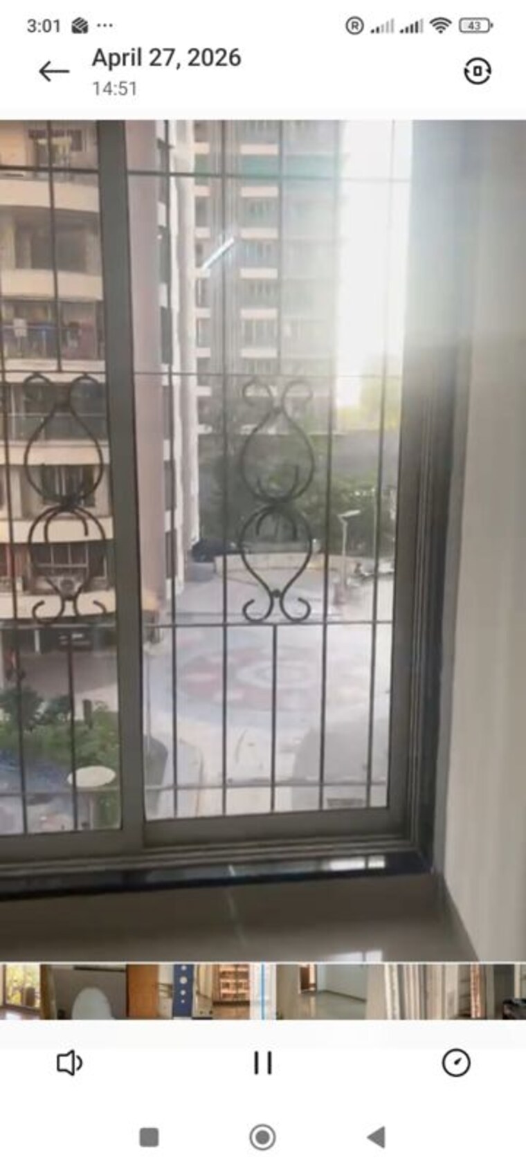 Balcony, anmol-chs-goregaon 3 Bedroom 1200 Sq.Ft. Apartment In Goregaon West Mumbai 10469177