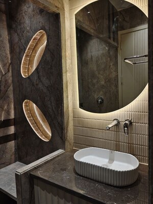 Bathroom in 4 BHK Builder Floor at Greater Kailash ii – for Sale