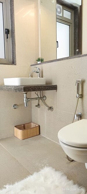 Bathroom in 3 BHK Apartment at Adani Group Western Heights, Andheri West – for Sale