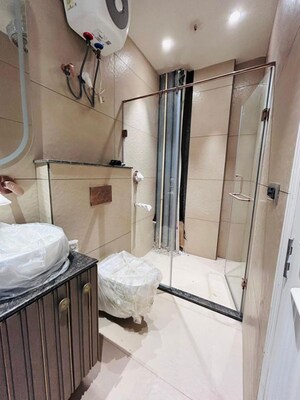 Bathroom in 3 BHK Builder Floor at Sushant Lok I – for Sale