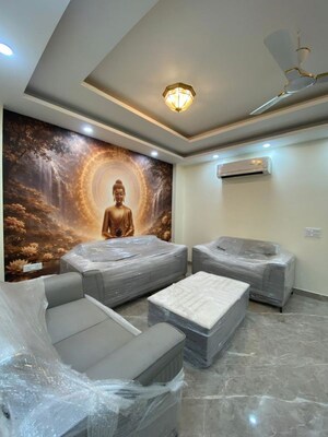 Living Room in 2 BHK Builder Floor at Palam Vihar Residents Association, Palam Vihar – for Rent