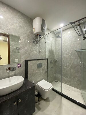 Bathroom in 2 BHK Builder Floor at Palam Vihar Residents Association, Palam Vihar – for Rent