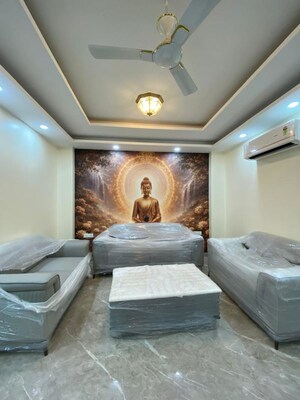 Living Room in 2 BHK Builder Floor at Palam Vihar Residents Association, Palam Vihar – for Rent
