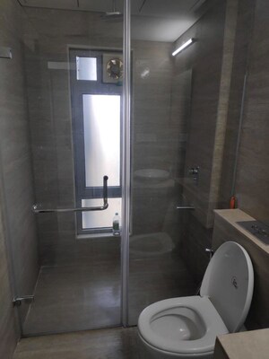 Bathroom in 3 BHK Apartment at Oberoi Realty Esquire, Goregaon East – for Rent