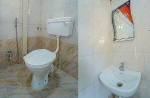 Bathroom in 1 BHK Apartment at Pratik CHS Thane, Samata Nagar – for Rent