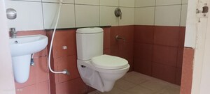 Bathroom in 3 BHK Apartment at DSR Green Field, Whitefield – for Rent