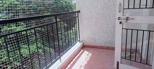 Balcony in 3 BHK Apartment at DSR Green Field, Whitefield – for Rent