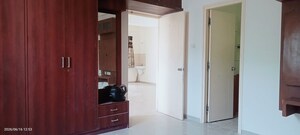 Bathroom in 3 BHK Apartment at DSR Green Field, Whitefield – for Rent