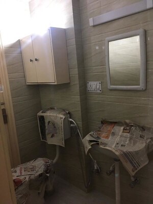 Bathroom in 3 BHK Apartment at Jal Vayu Vihar Noida, Sector 21 – for Rent