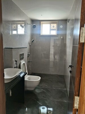 Bathroom in 3 BHK Apartment at Sai Krishnas Sreenidhi Towers, Sri Nagar Colony – for Sale