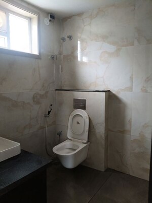 Bathroom in 3 BHK Apartment at Sai Krishnas Sreenidhi Towers, Sri Nagar Colony – for Sale