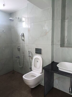 Bathroom in 3 BHK Apartment at Sai Krishnas Sreenidhi Towers, Sri Nagar Colony – for Sale
