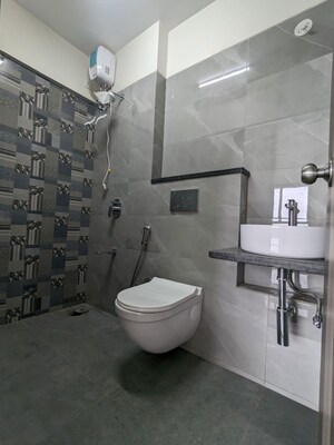 Bathroom in 2 BHK Apartment at Veena Smart Homes, Kandivali West – for Rent