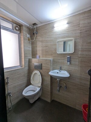 Bathroom in 2 BHK Apartment at Royal Oasis, Malad West – for Rent